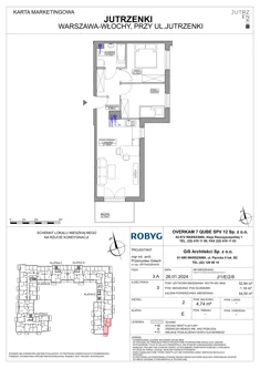 Mieszkanie, 52,84 m², 3 pokoje, piętro 2, oferta nr J/1/E/2/8