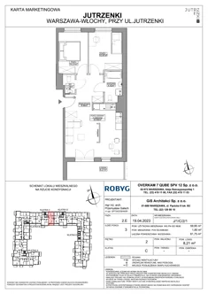 Mieszkanie, 59,95 m², 3 pokoje, piętro 2, oferta nr J/1/C/2/1