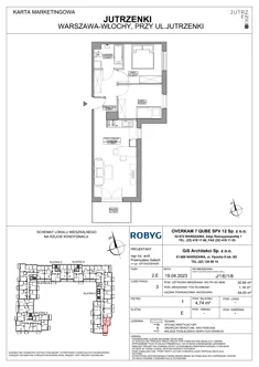 Mieszkanie, 52,84 m², 3 pokoje, piętro 1, oferta nr J/1/E/1/8