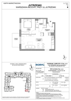 Mieszkanie, 47,36 m², 2 pokoje, piętro 1, oferta nr J/1/E/1/9