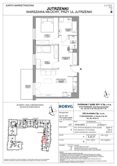 Mieszkanie, 58,94 m², 3 pokoje, piętro 4, oferta nr J/1/E/4/11