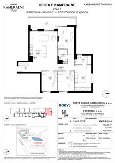 Mieszkanie, 102,33 m², 5 pokoi, parter, oferta nr OK6/A/0/14