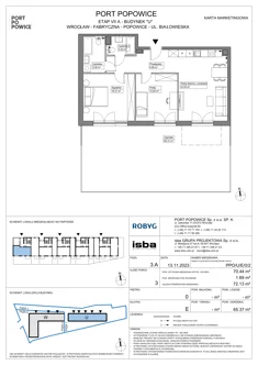 Mieszkanie, 70,44 m², 3 pokoje, parter, oferta nr PPO/U/E/0/2