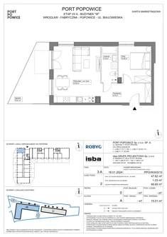 Mieszkanie, 47,62 m², 2 pokoje, parter, oferta nr PPO/W/A/0/10