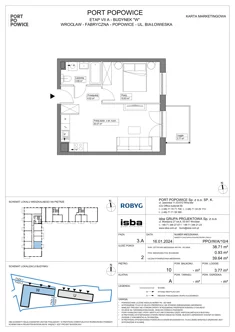 Mieszkanie, 38,71 m², 2 pokoje, piętro 10, oferta nr PPO/W/A/10/4