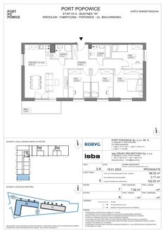 Mieszkanie, 99,32 m², 5 pokoi, piętro 7, oferta nr PPO/W/A/7/5