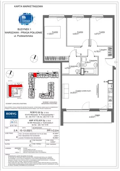 Mieszkanie, 81,50 m², 4 pokoje, piętro 2, oferta nr PP/1/C/2/4