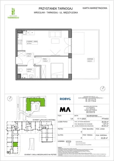 Mieszkanie, 39,38 m², 2 pokoje, parter, oferta nr PT/A/0/2