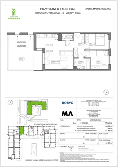 Mieszkanie, 65,82 m², 3 pokoje, parter, oferta nr PT/A/0/4