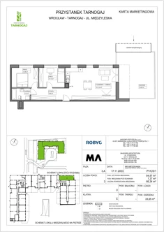 Mieszkanie, 64,97 m², 3 pokoje, parter, oferta nr PT/C/0/1