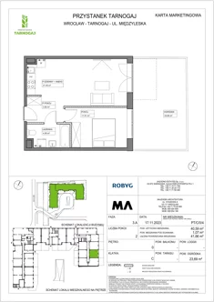 Mieszkanie, 40,59 m², 2 pokoje, parter, oferta nr PT/C/0/4