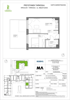 Mieszkanie, 36,97 m², 2 pokoje, parter, oferta nr PT/C/0/7