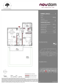 Apartament, 53,79 m², 2 pokoje, parter, oferta nr AB/7