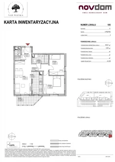 Apartament, 68,37 m², 3 pokoje, piętro 3, oferta nr AB/103