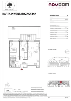 Apartament, 63,16 m², 3 pokoje, parter, oferta nr AB/45