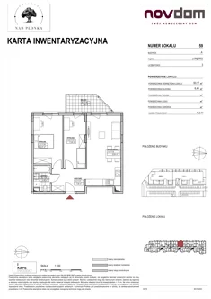 Apartament, 63,17 m², 3 pokoje, piętro 2, oferta nr AB/57