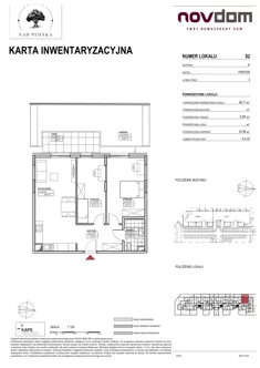 Apartament, 66,11 m², 3 pokoje, parter, oferta nr AB/80
