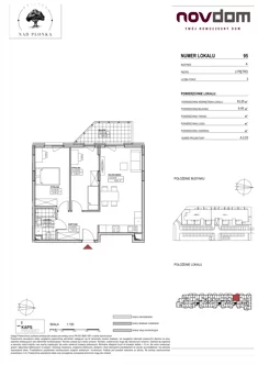 Apartament, 63,20 m², 3 pokoje, piętro 2, oferta nr AB/93