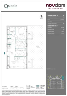 Apartament, 70,12 m², 4 pokoje, parter, oferta nr B/1