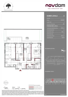 Apartament, 78,58 m², 4 pokoje, parter, oferta nr AB/6
