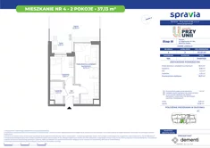 Mieszkanie, 37,13 m², 2 pokoje, parter, oferta nr 19A-4