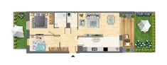 Mieszkanie, 69,90 m², 3 pokoje, parter, oferta nr B-65