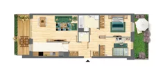 Mieszkanie, 67,73 m², 3 pokoje, parter, oferta nr B-67