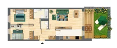 Mieszkanie, 67,73 m², 3 pokoje, parter, oferta nr B-80