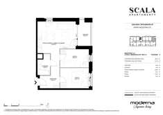 Apartament, 56,20 m², 3 pokoje, piętro 3, oferta nr 2.1-4.4.