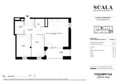 Apartament, 60,97 m², 3 pokoje, piętro 4, oferta nr 3-4.5.