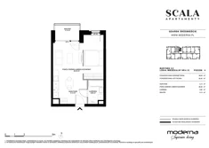 Apartament, 36,04 m², 1 pokój, piętro 4, oferta nr 2.2-4.12.