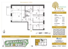 Mieszkanie, 69,25 m², 4 pokoje, piętro 1, oferta nr B2/1/6