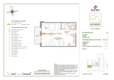 Mieszkanie, 51,03 m², 2 pokoje, piętro 2, oferta nr A28