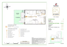 Mieszkanie, 51,53 m², 2 pokoje, parter, oferta nr A3