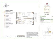 Mieszkanie, 51,03 m², 2 pokoje, piętro 2, oferta nr A34