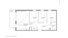 Mieszkanie, 73,41 m², 4 pokoje, piętro 1, oferta nr E.006