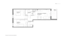 Mieszkanie, 51,60 m², 3 pokoje, piętro 2, oferta nr E.012