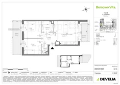 Mieszkanie, 56,76 m², 3 pokoje, parter, oferta nr B3/0/B22