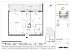 Mieszkanie, 44,04 m², 2 pokoje, parter, oferta nr B3/0/B29