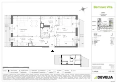 Mieszkanie, 64,21 m², 3 pokoje, parter, oferta nr B3/0/D102