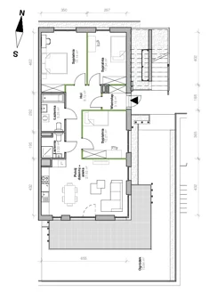 Mieszkanie, 88,53 m², 4 pokoje, parter, oferta nr E.0.M02