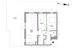 Mieszkanie, 64,82 m², 3 pokoje, parter, oferta nr I.0.M04