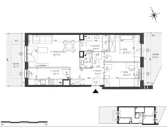 Mieszkanie, 62,42 m², 3 pokoje, parter, oferta nr B4/0/C78