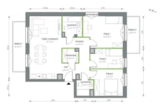 Mieszkanie, 87,90 m², 4 pokoje, piętro 2, oferta nr 4/B/5/100