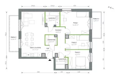 Mieszkanie, 87,90 m², 4 pokoje, piętro 1, oferta nr 4/B/5/98