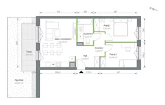 Mieszkanie, 59,48 m², 3 pokoje, parter, oferta nr 4/B/6/101