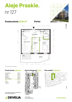 Mieszkanie, 51,56 m², 3 pokoje, parter, oferta nr 127/5