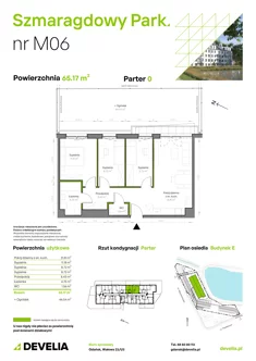 Mieszkanie, 65,17 m², 4 pokoje, parter, oferta nr E/006