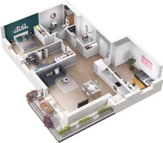 Mieszkanie, 86,00 m², 4 pokoje, piętro 4, oferta nr WO/B3/30