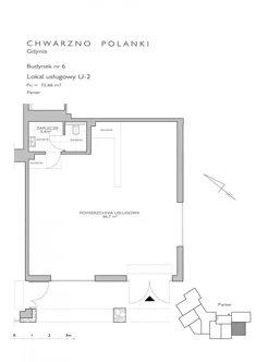 Lokal użytkowy, 72,68 m², oferta nr CHP/U/6/2